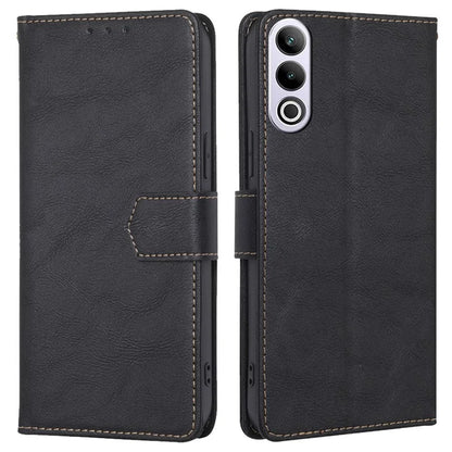For OnePlus Ace 3V 5G Magnetic Case Anti-drop Cowhide Texture RFID Blocking Phone Cover