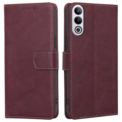 For OnePlus Ace 3V 5G Magnetic Case Anti-drop Cowhide Texture RFID Blocking Phone Cover