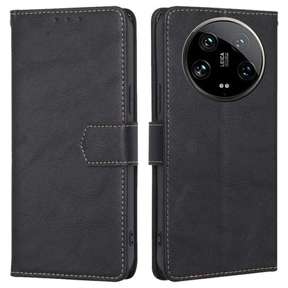 For Xiaomi 14 Ultra Case PU Leather Magnetic Flip Wallet-Style Phone Cover RFID Blocking Wholesale