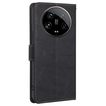For Xiaomi 14 Ultra Case PU Leather Magnetic Flip Wallet-Style Phone Cover RFID Blocking Wholesale