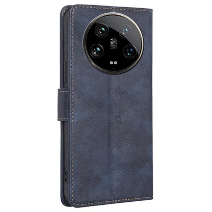 For Xiaomi 14 Ultra Case PU Leather Magnetic Flip Wallet-Style Phone Cover RFID Blocking Wholesale