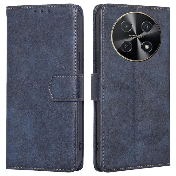 For Huawei nova 12i 4G Case Cowhide Texture RFID Blocking Magnetic Phone Cover