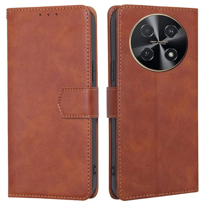 For Huawei nova 12i 4G Case Cowhide Texture RFID Blocking Magnetic Phone Cover