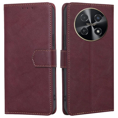 For Huawei nova 12i 4G Case Cowhide Texture RFID Blocking Magnetic Phone Cover