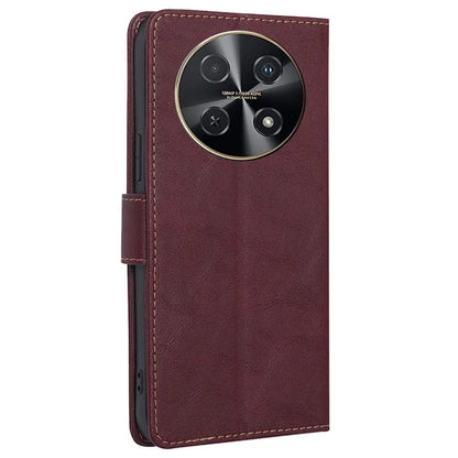 For Huawei nova 12i 4G Case Cowhide Texture RFID Blocking Magnetic Phone Cover