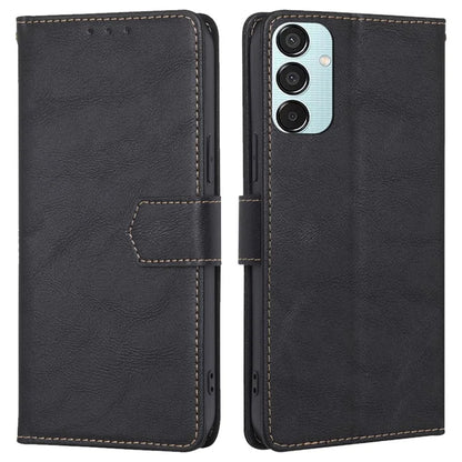 For Samsung Galaxy M15 5G Case Magnetic Clasp Flip Leather RFID Blocking Phone Cover