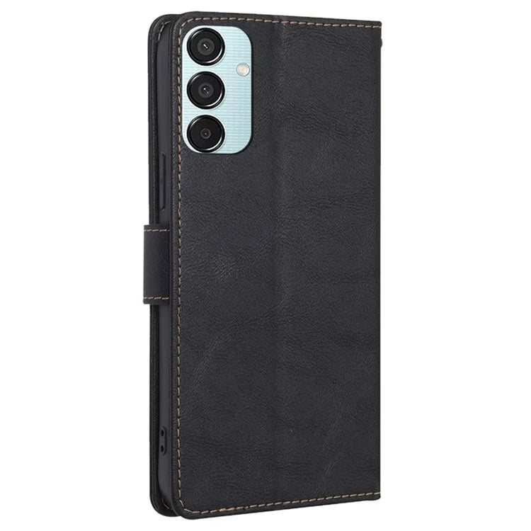 For Samsung Galaxy M15 5G Case Magnetic Clasp Flip Leather RFID Blocking Phone Cover
