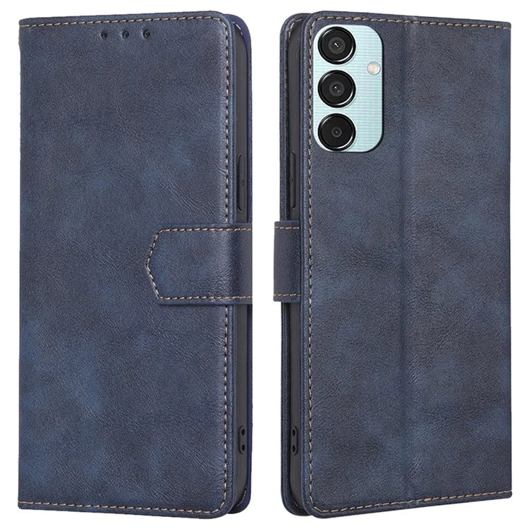 For Samsung Galaxy M15 5G Case Magnetic Clasp Flip Leather RFID Blocking Phone Cover