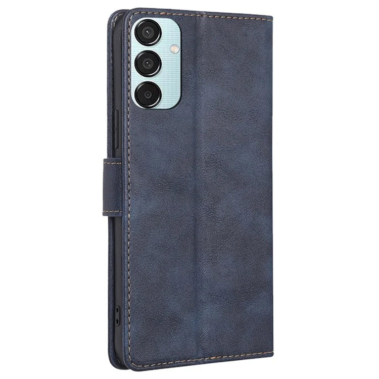 For Samsung Galaxy M15 5G Case Magnetic Clasp Flip Leather RFID Blocking Phone Cover