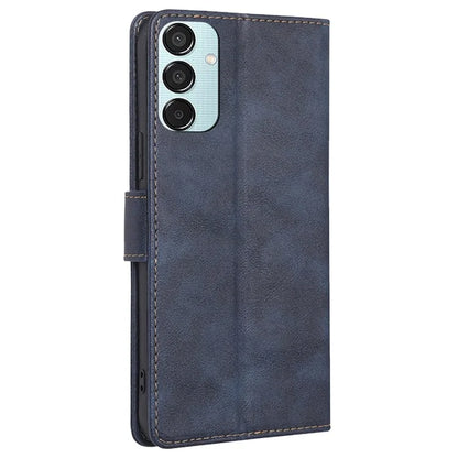 For Samsung Galaxy M15 5G Case Magnetic Clasp Flip Leather RFID Blocking Phone Cover