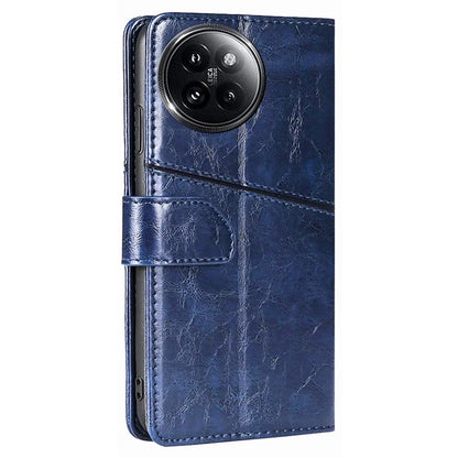 For Xiaomi Civi 4 Pro 5G / 14 Civi 5G Case Wallet Geometric Splicing Phone Cover with Adjustable Stand