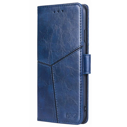 For Xiaomi Redmi Note 13R Pro 5G Case Geometric Splicing Stand Shock Absorbing Phone Cover