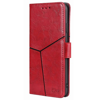 For Xiaomi Redmi Note 13R Pro 5G Case Geometric Splicing Stand Shock Absorbing Phone Cover
