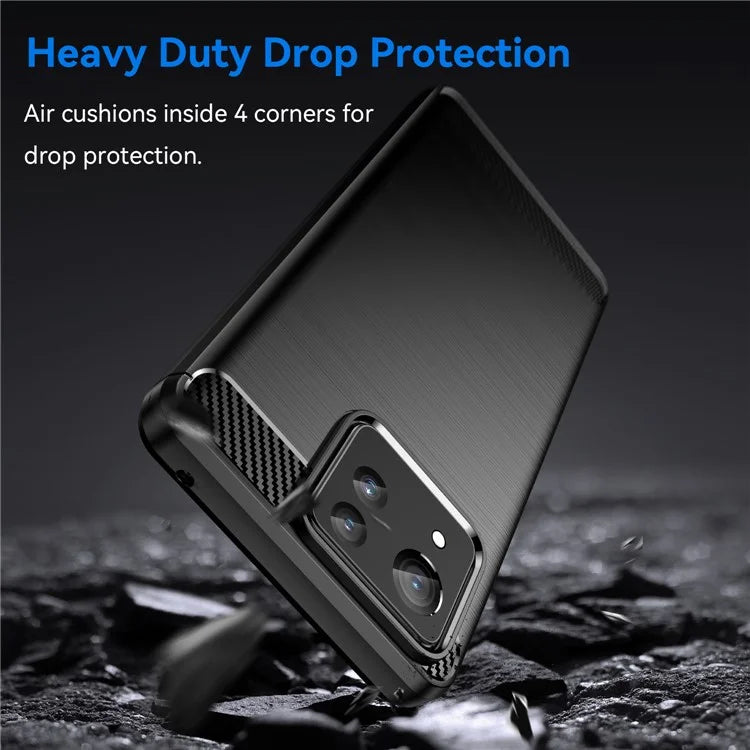 For Asus Zenfone 11 Ultra 5G TPU Case Carbon Fiber Texture Soft Phone Cover