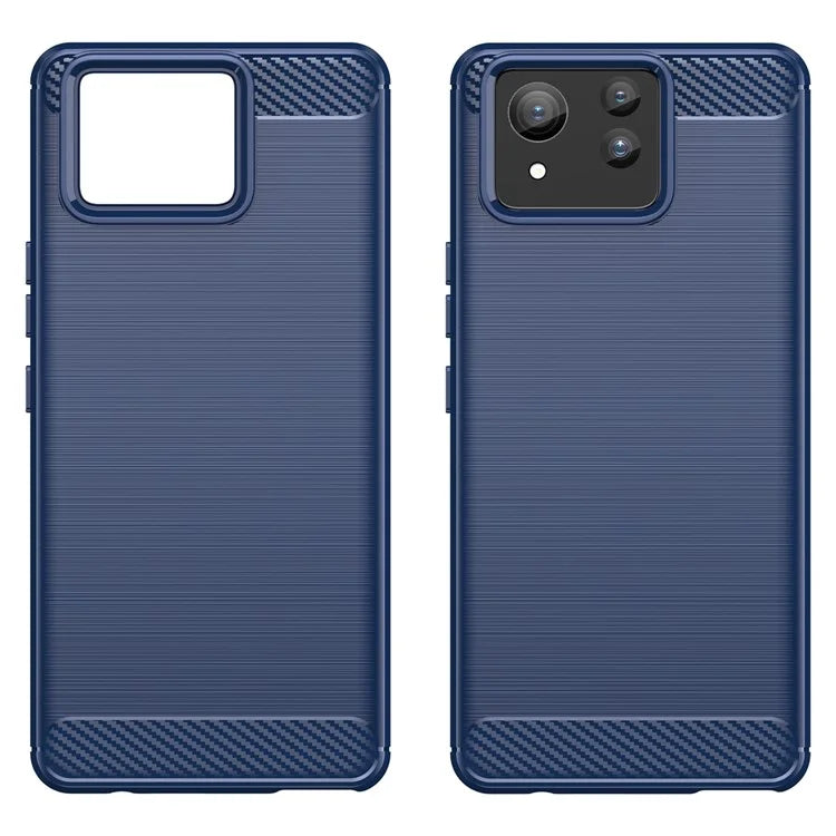 For Asus Zenfone 11 Ultra 5G TPU Case Carbon Fiber Texture Soft Phone Cover