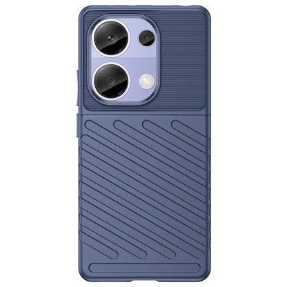Thunder Series For Xiaomi Redmi Note 13 Pro 4G / Poco M6 Pro 4G TPU Case Twill Texture Phone Back Cover