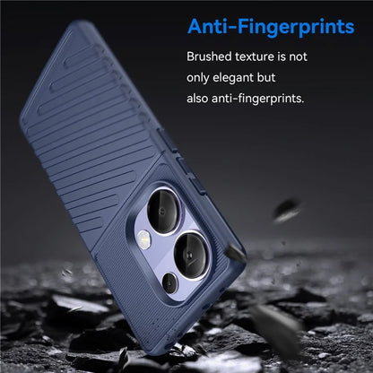 Thunder Series For Xiaomi Redmi Note 13 Pro 4G / Poco M6 Pro 4G TPU Case Twill Texture Phone Back Cover