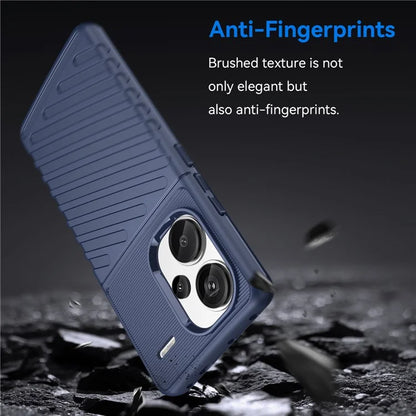 Thunder Series For Xiaomi Redmi Note 13 Pro+ 5G TPU Phone Case Twill Texture Back Cover