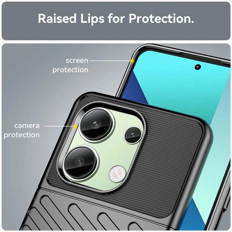 Thunder Series For Xiaomi Redmi Note 13 5G Case Thickened TPU Phone Cover Wholesale