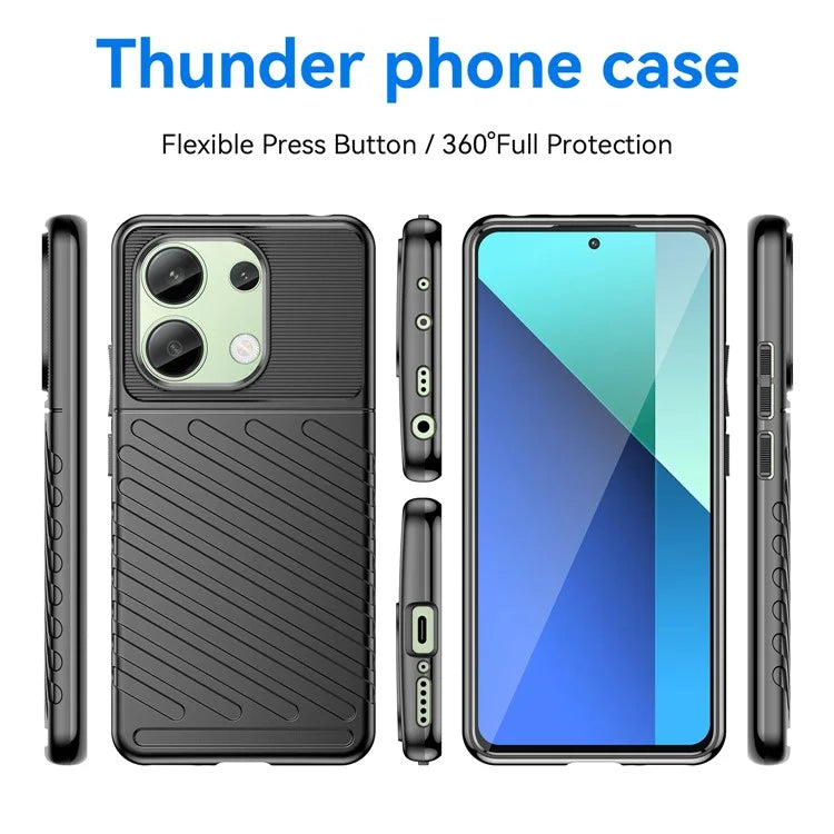 Thunder Series For Xiaomi Redmi Note 13 5G Case Thickened TPU Phone Cover Wholesale