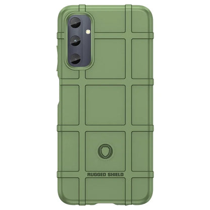 For Samsung Galaxy M14 4G Case Square Grid Texture Non-Slip TPU Phone Cover