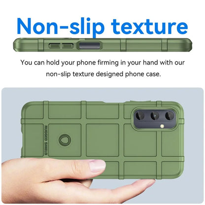 For Samsung Galaxy M14 4G Case Square Grid Texture Non-Slip TPU Phone Cover