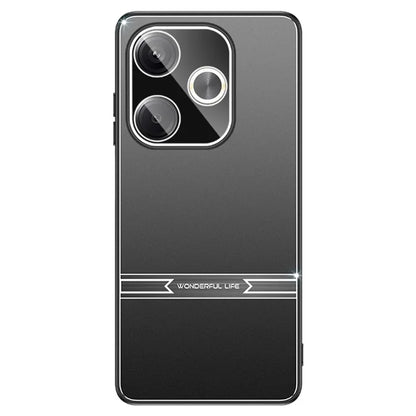 Matte Case for Xiaomi Redmi Turbo 3 5G / Poco F6 5G Bump Proof Metal+PC+TPU Phone Cover