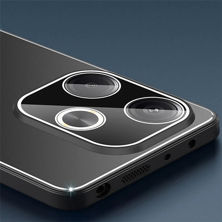 Matte Case for Xiaomi Redmi Turbo 3 5G / Poco F6 5G Bump Proof Metal+PC+TPU Phone Cover