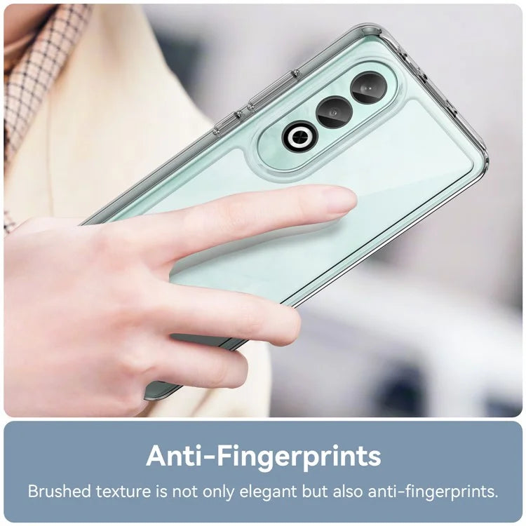 For OnePlus Nord CE4 5G Case Drop-Proof TPU Frame Clear Acrylic Protective Phone Shell