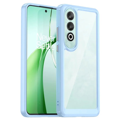 For OnePlus Nord CE4 5G Case Drop-Proof TPU Frame Clear Acrylic Protective Phone Shell