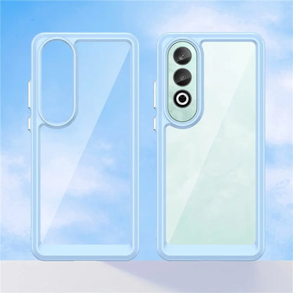 For OnePlus Nord CE4 5G Case Drop-Proof TPU Frame Clear Acrylic Protective Phone Shell