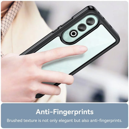 For OnePlus Nord CE4 5G Case Drop-Proof TPU Frame Clear Acrylic Protective Phone Shell