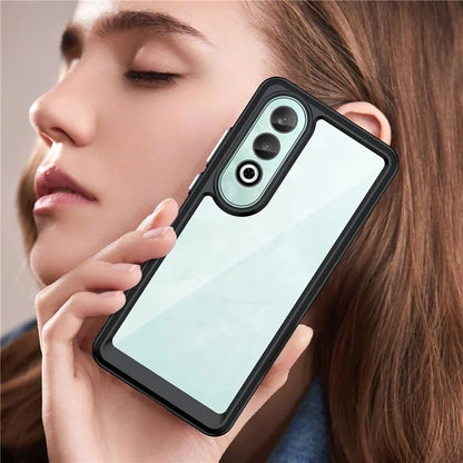 For OnePlus Nord CE4 5G Case Drop-Proof TPU Frame Clear Acrylic Protective Phone Shell