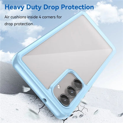 For Samsung Galaxy M55 5G / C55 5G / F55 5G Case TPU Frame Clear Acrylic Protective Phone Cover