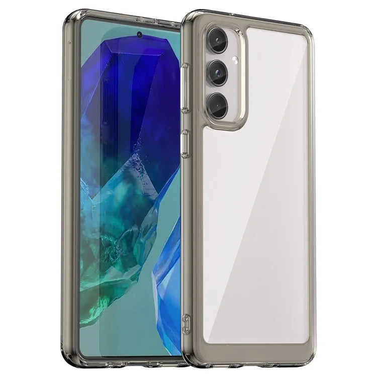 For Samsung Galaxy M55 5G / C55 5G / F55 5G Case TPU Frame Clear Acrylic Protective Phone Cover