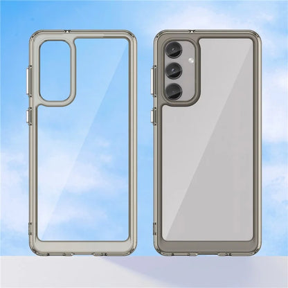 For Samsung Galaxy M55 5G / C55 5G / F55 5G Case TPU Frame Clear Acrylic Protective Phone Cover
