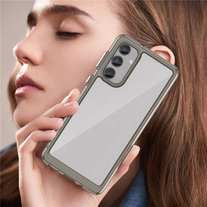 For Samsung Galaxy M55 5G / C55 5G / F55 5G Case TPU Frame Clear Acrylic Protective Phone Cover