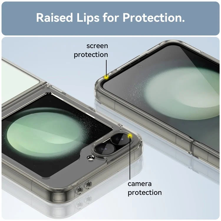 For Samsung Galaxy Z Flip6 5G Case TPU+Acrylic Shockproof Phone Cover