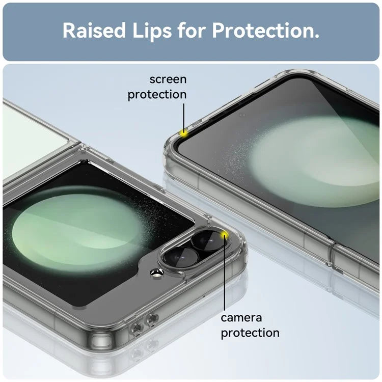 For Samsung Galaxy Z Flip6 5G Case TPU+Acrylic Shockproof Phone Cover