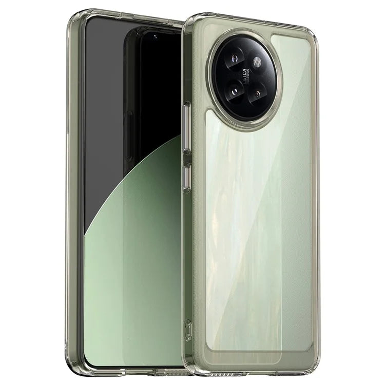 For Xiaomi Civi 4 Pro 5G / 14 Civi 5G Case Protective TPU Frame Clear Acrylic Phone Shell