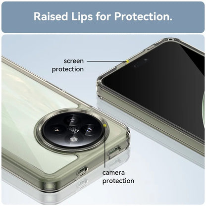 For Xiaomi Civi 4 Pro 5G / 14 Civi 5G Case Protective TPU Frame Clear Acrylic Phone Shell