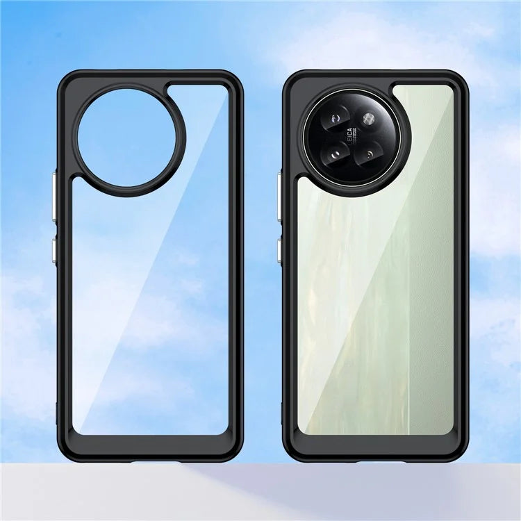 For Xiaomi Civi 4 Pro 5G / 14 Civi 5G Case Protective TPU Frame Clear Acrylic Phone Shell