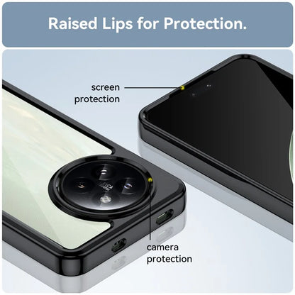 For Xiaomi Civi 4 Pro 5G / 14 Civi 5G Case Protective TPU Frame Clear Acrylic Phone Shell