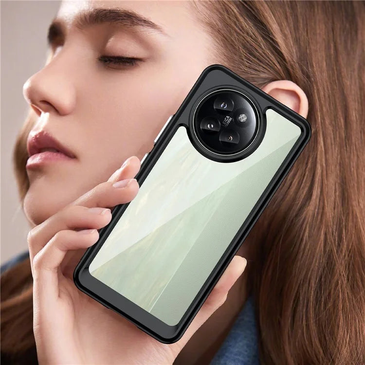 For Xiaomi Civi 4 Pro 5G / 14 Civi 5G Case Protective TPU Frame Clear Acrylic Phone Shell