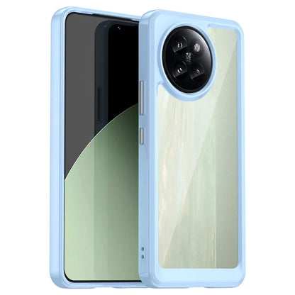 For Xiaomi Civi 4 Pro 5G / 14 Civi 5G Case Protective TPU Frame Clear Acrylic Phone Shell