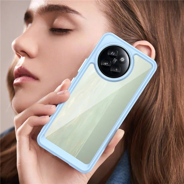 For Xiaomi Civi 4 Pro 5G / 14 Civi 5G Case Protective TPU Frame Clear Acrylic Phone Shell