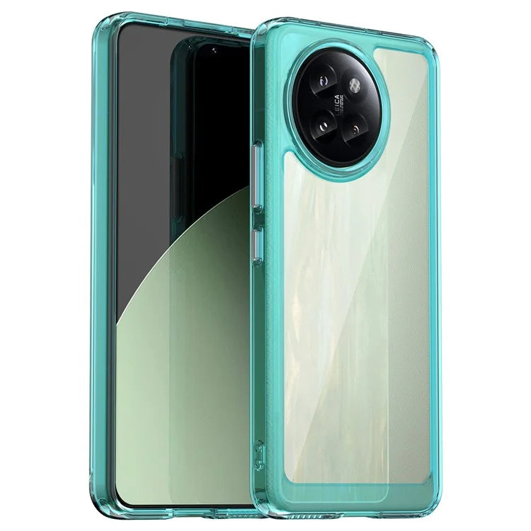 For Xiaomi Civi 4 Pro 5G / 14 Civi 5G Case Protective TPU Frame Clear Acrylic Phone Shell