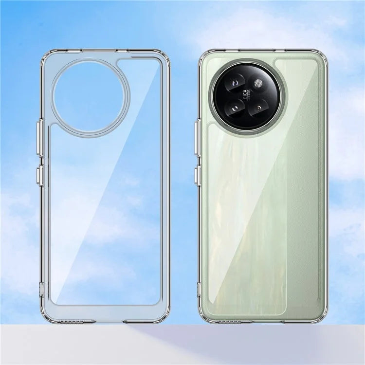 For Xiaomi Civi 4 Pro 5G / 14 Civi 5G Case Protective TPU Frame Clear Acrylic Phone Shell