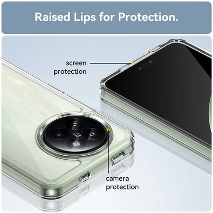 For Xiaomi Civi 4 Pro 5G / 14 Civi 5G Case Protective TPU Frame Clear Acrylic Phone Shell
