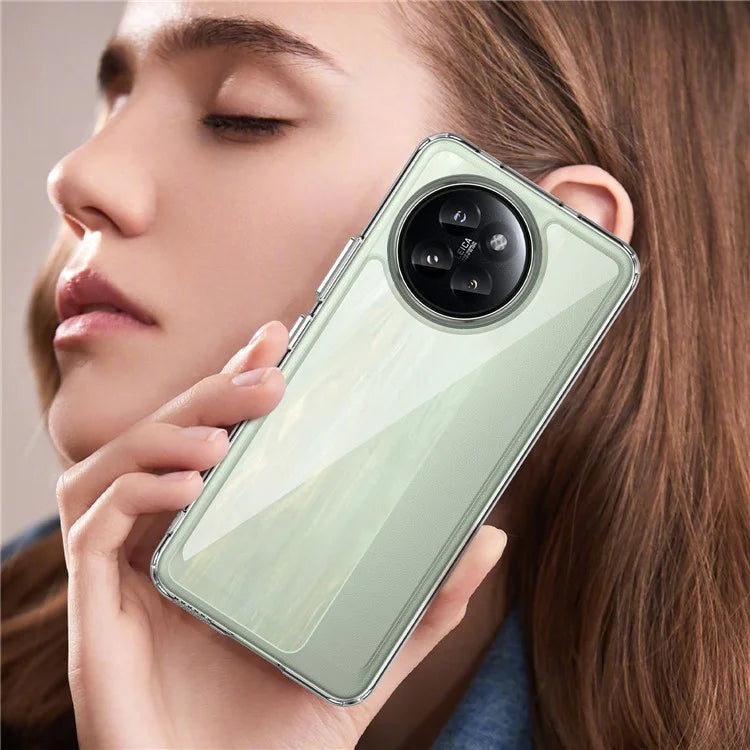 For Xiaomi Civi 4 Pro 5G / 14 Civi 5G Case Protective TPU Frame Clear Acrylic Phone Shell